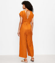 Load image into Gallery viewer, Beach Tie Back V-Neck Jumpsuit
