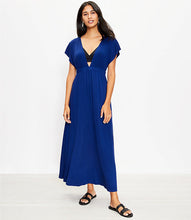 Load image into Gallery viewer, Beach Flutter Sleeve Midi Dress