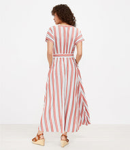 Load image into Gallery viewer, Striped Pocket Maxi Shirtdress