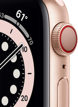 Load image into Gallery viewer, Apple Watch Series 6 (GPS + Cellular, 40mm) - Gold Aluminum Case with Pink Sand Sport Band