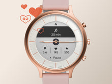 Load image into Gallery viewer, Fossil Men 42MM Collider HR Heart Rate Stainless Steel and Leather Hybrid HR Smart Watch
