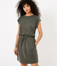 Load image into Gallery viewer, Lou &amp; Grey Sandwashed Drawstring Pocket Dress
