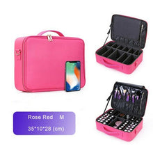 Load image into Gallery viewer, Empty Desc - Cosmetic Makeup Case Travel Organizer
