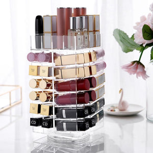 Rotating Acrylic Lipstick Organizer Storage Case